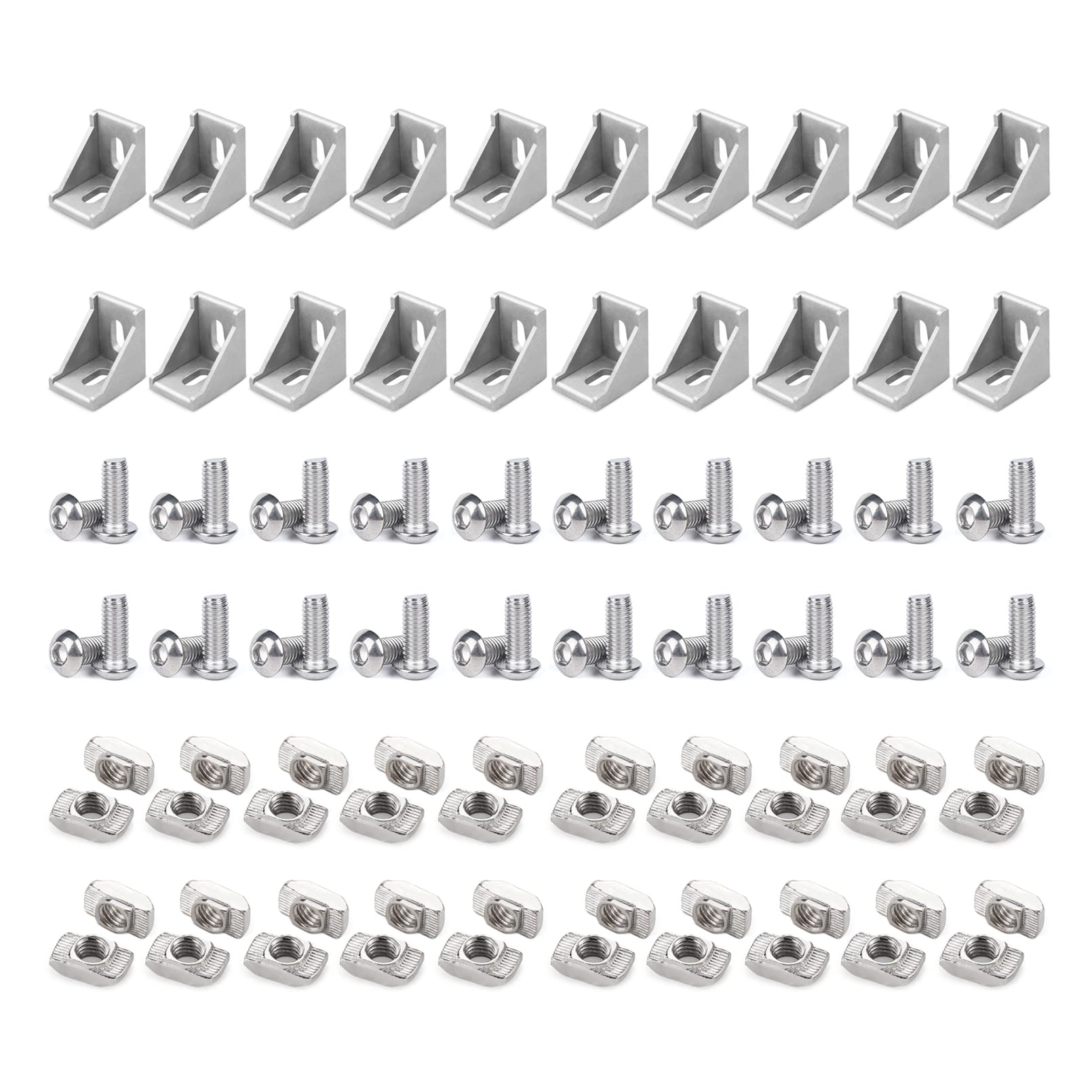 Amazon.com: FORRCKY 20Sets 4040 Aluminum Extrusion Connectors 40